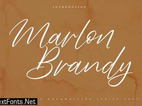 Marlon Brendy Handwriting Script Font