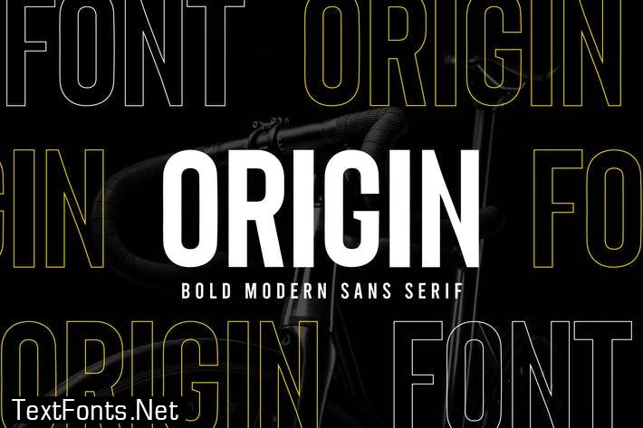 Origin - Bold Retro Sans Serif