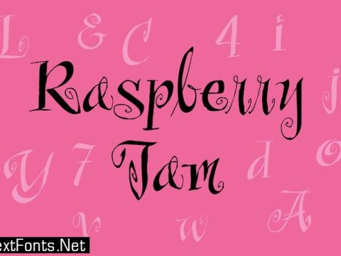 Raspberry Jam Font