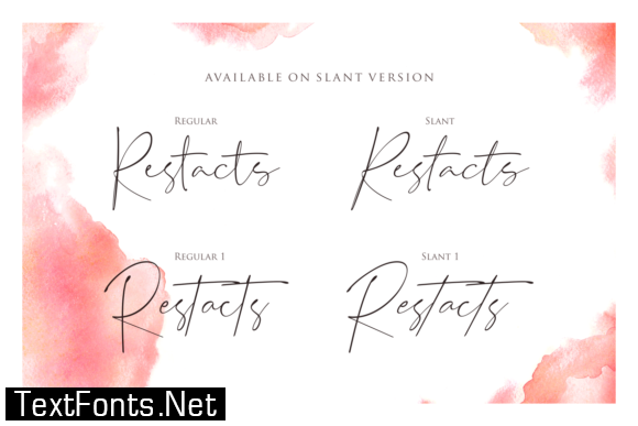 Restacts Family Font