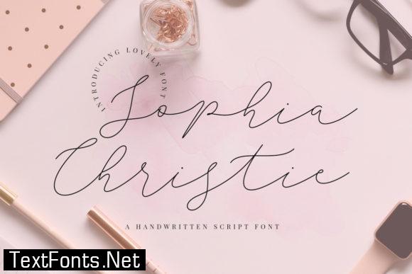 Sophia Christie Script Font