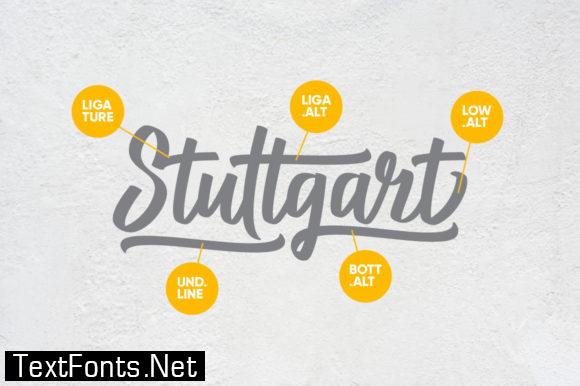 Stuttgart Script Font