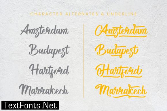 Stuttgart Script Font