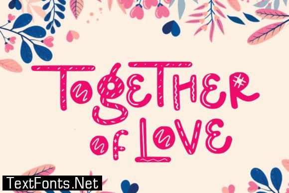 Together of Love Font