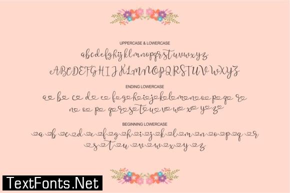 Wisteria Script Font