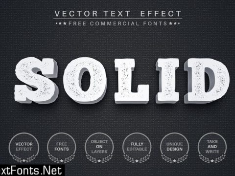 3D stone - editable text effect, font style 8UHNTN8