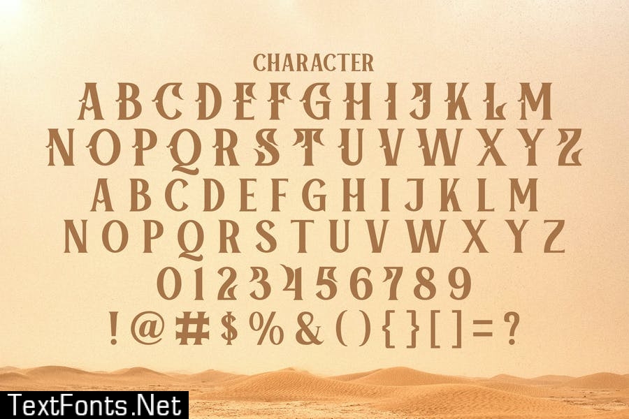 Aquero - Victorian Style Font