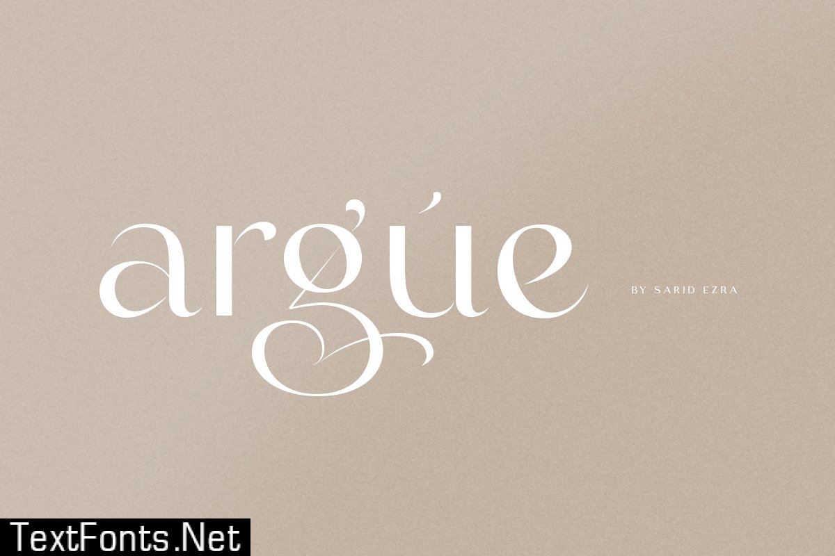 Argue - Stylish Font 5770422