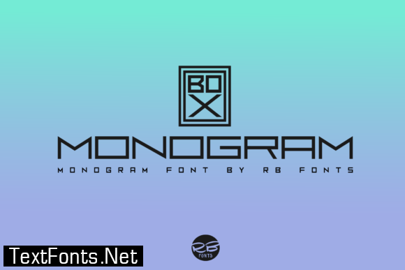 Box Monogram Font