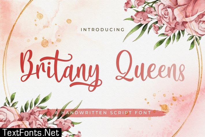 Britany Queens - Handwritten Font