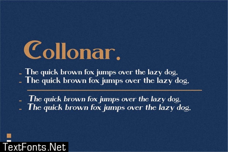 Collonar Font