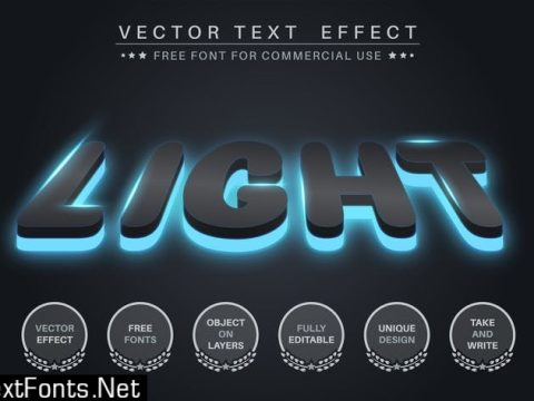 Dark glow - editable text effect, font style JKZ8YE7