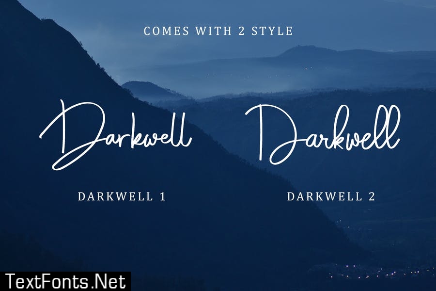 Darkwell Family Font