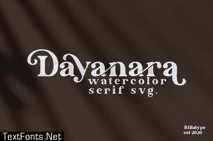 Dayanara - Watercolor SVG