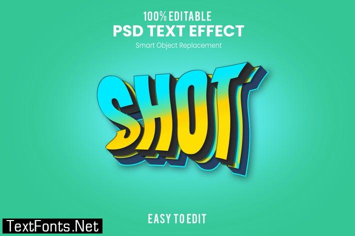 Deformation Text Effect PSD 3PXQ86D