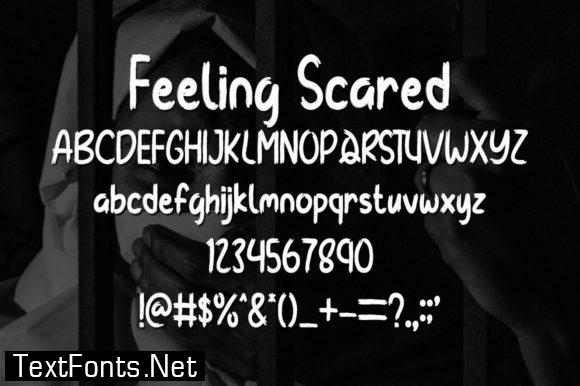 Feeling Scared Font