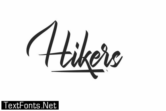 hikers-font