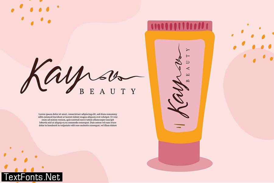 Kaleenay | Handwritten Script Font