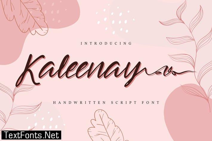 Kaleenay | Handwritten Script Font