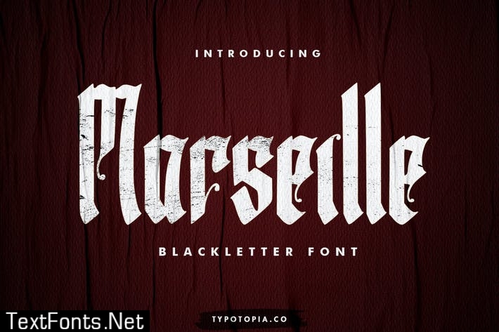 Marseille – Blackletter Font
