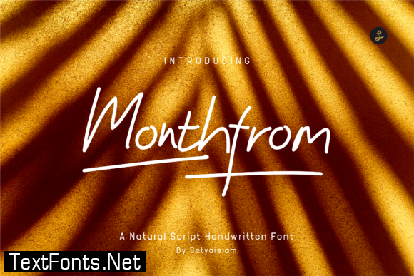 Monthfrom Font