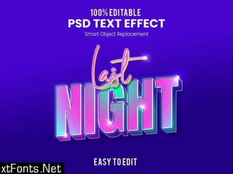 Party 3D Text Effect KTKGD5M