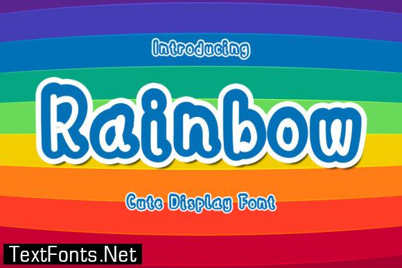 Rainbow Font