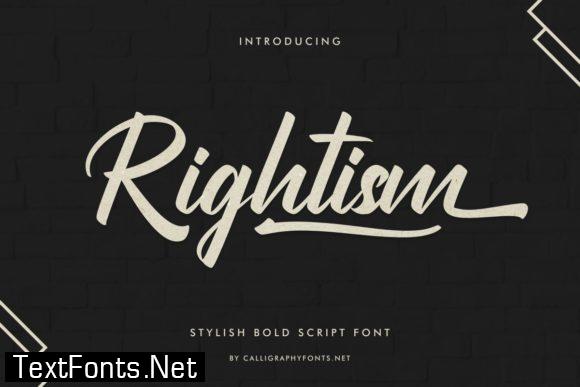 Rightism Font