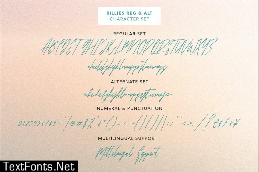 Rillies Modern Signature Font