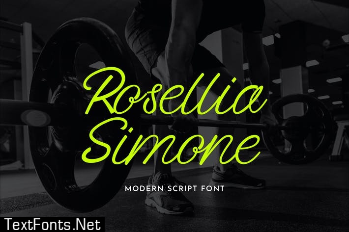 Rosellia Simone Handwritten Font