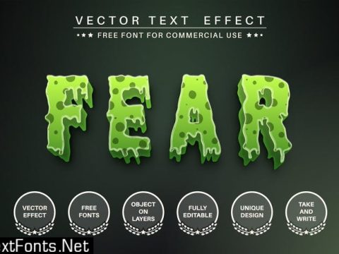 Scary zombie - editable text effect, font style BL2CMF5