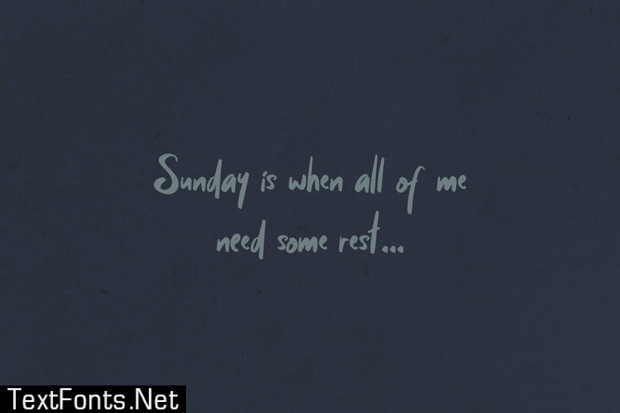 Sunday Mood Font