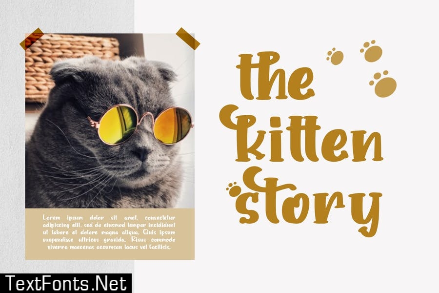 Sweet Kitten Font