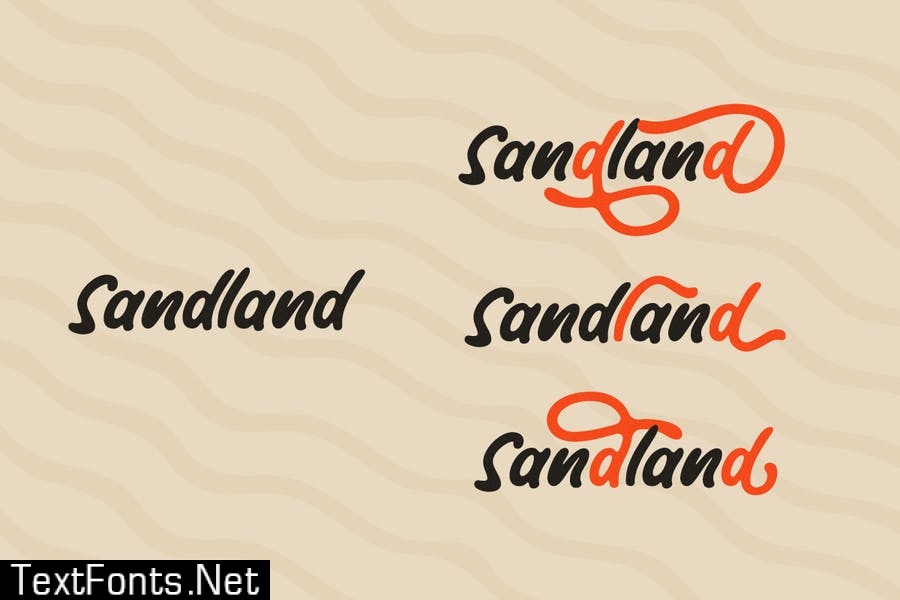 The Kindamana - Handwritten Display Font