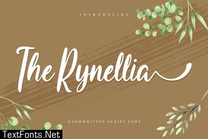 The Rynellia | Handwritten Script Font