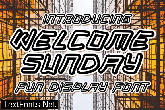 Welcome Sunday Font