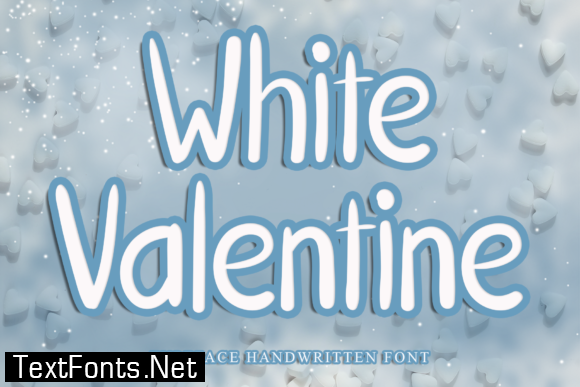 White Valentine Font