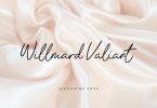 Willmard Valiant Signature Font