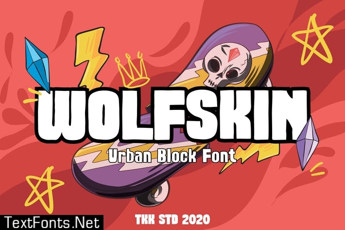 Wolfskin - Urban Block font