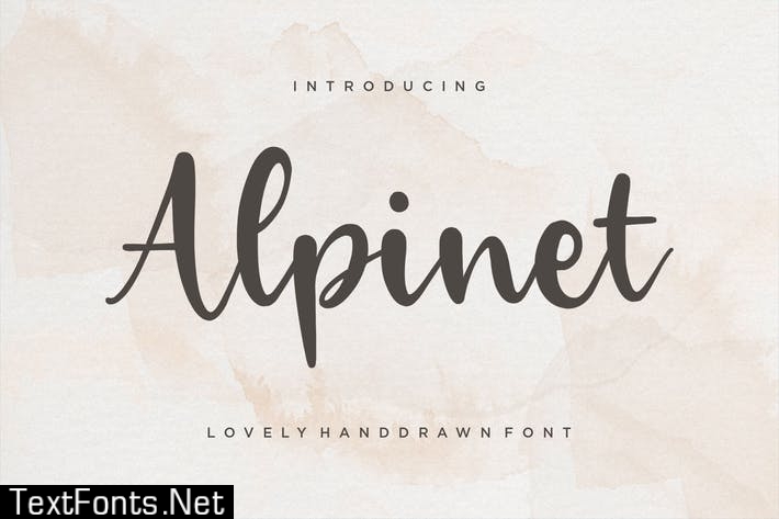 Alpinet Brush Font YH