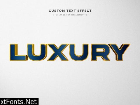 3D Text Effect Mockup C7LFPCZ