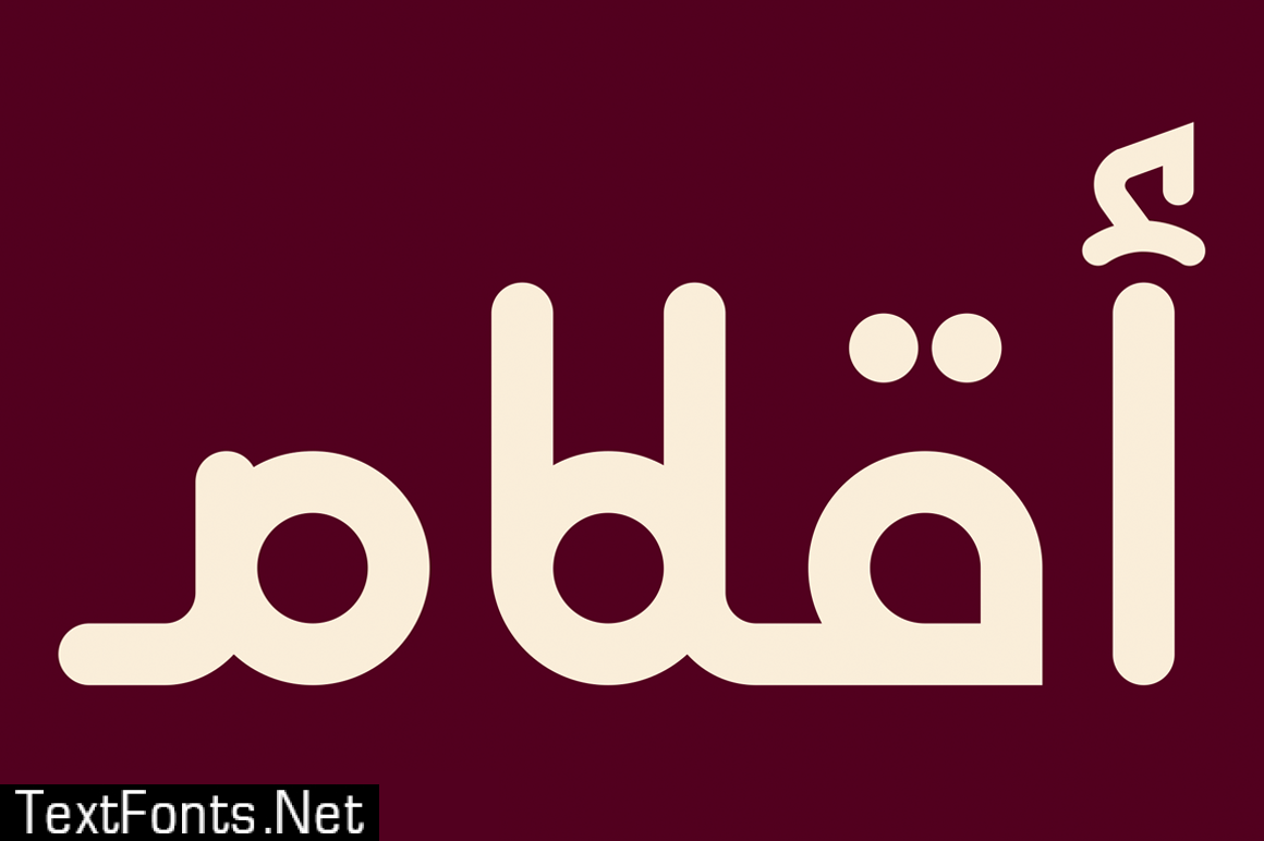 Aqlaam - Arabic Typeface Font