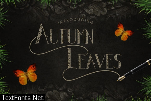 Autumn Leaves Font