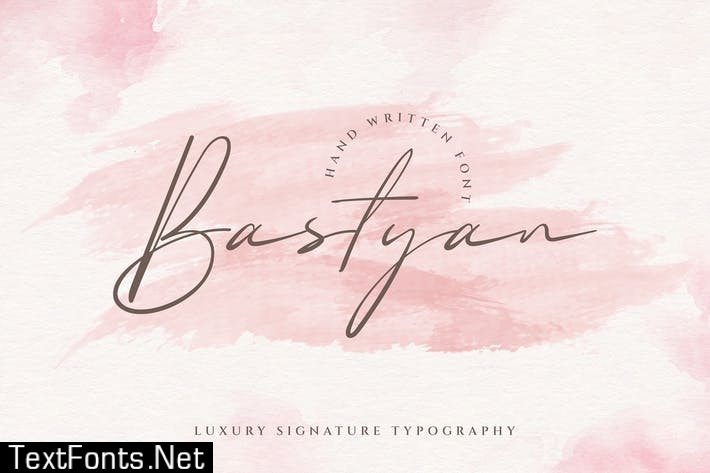 Bastyan Signature Font