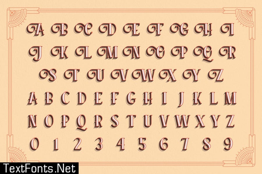 Beijin Layered Font