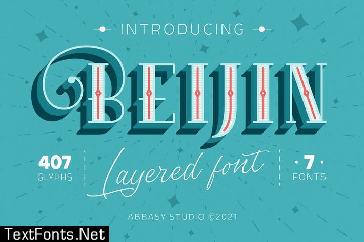 Beijin Layered Font