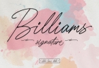 Billiams Signature - Modern Script
