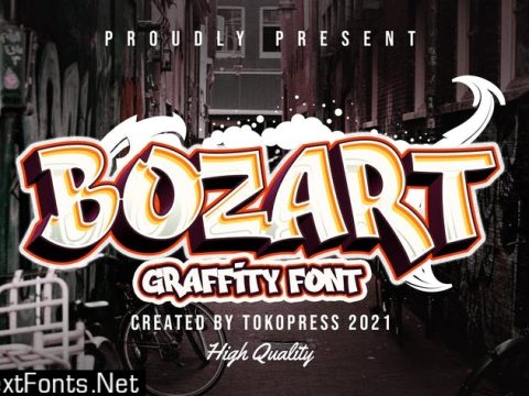 BOZART - Graffiti font