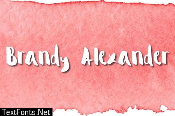 Brandy Alexander Font