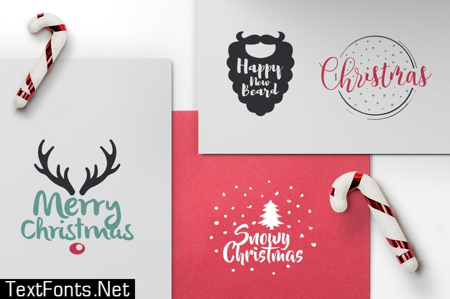 Christmas Logos Set